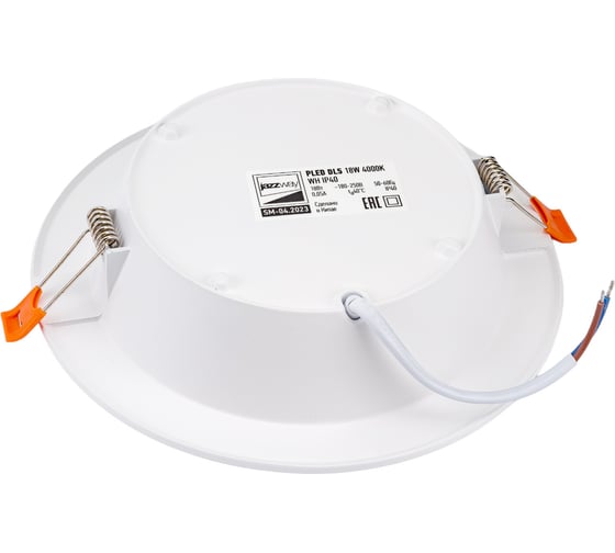Встраиваемый светодиодный светильник Jazzway PLED DL5 18w 4000K WH IP40 (плоский рассеиватель) 5026469A