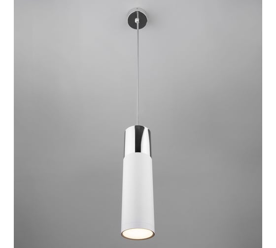 Подвесной светильник Eurosvet 50135/1 LED хром/белый 00000084444