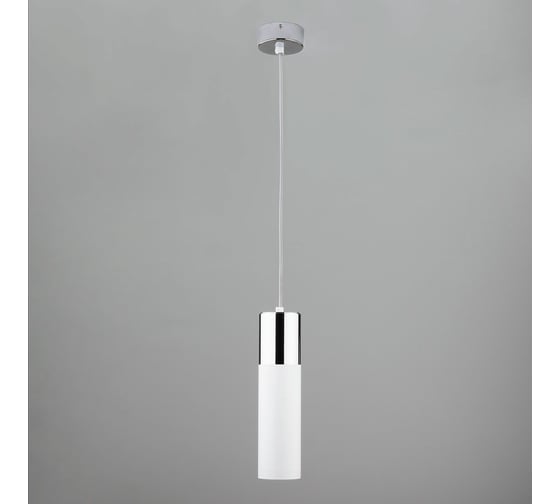 Подвесной светильник Eurosvet 50135/1 LED хром/белый 00000084444 1