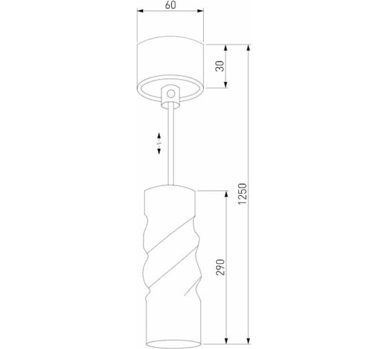 Подвесной светильник Eurosvet 50136/1 LED черный 00000083592