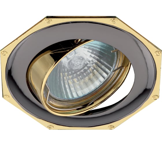 Литой поворотный светильник ЭРА KL20 А GU/G многогранник MR16, 12V/220V, 50W C0043705