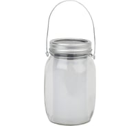 Садовый светильник на солнечной батарее ЭРА SL-GL14-JAR-2 стекло, металл, 13.5 см, прозрачный Б0032579