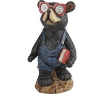 Садовый светильник на солнечной батарее ЭРА SL-RSN27-BEAR1 полистоун, 27 см, цветной Б0018812