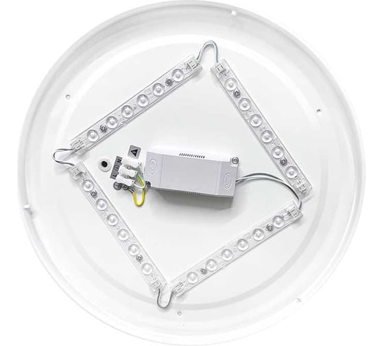 Светодиодный светильник Jazzway декоративный PPB Breeze 30Вт 4000К IP20 d380х60 настенно-потолочный бытовой 5026582