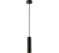 Подвесной светильник ЭРА PL1 GU10, BK 300, D80*300 мм, черный Б0041506