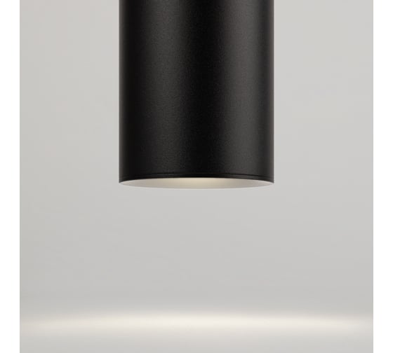 Подвесной светильник ЭРА PL1 GU10, BK 300, D80*300 мм, черный Б0041506