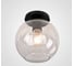Потолочный светильник IMPERIUMLOFT RH Utilitaire Globe Shade Flushmount Black 123673-22 1