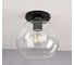 Потолочный светильник IMPERIUMLOFT RH Utilitaire Globe Shade Flushmount Black 123673-22 4