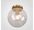 Потолочный светильник IMPERIUMLOFT RH Utilitaire Globe Shade Flushmount Brass 123675-22 1