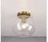 Потолочный светильник IMPERIUMLOFT RH Utilitaire Globe Shade Flushmount Brass 123675-22 3