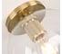 Потолочный светильник IMPERIUMLOFT RH Utilitaire Globe Shade Flushmount Brass 123675-22 4