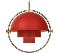 Люстра IMPERIUMLOFT Louis Weisdorff Gubi Multi-lite Pendant Red 123431-22