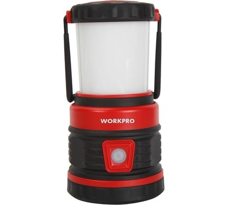 Фонарь-кемпинг WORKPRO светодиодный, 5 режимов освещения, 6 м, аккумулятор 2000 mAH, 200LM, зарядка USB-Micro-B WP354001
