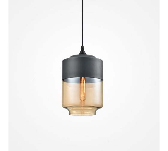 Подвесной светильник IMPERIUMLOFT NORD A D18 Black/Amber 190488-26 1
