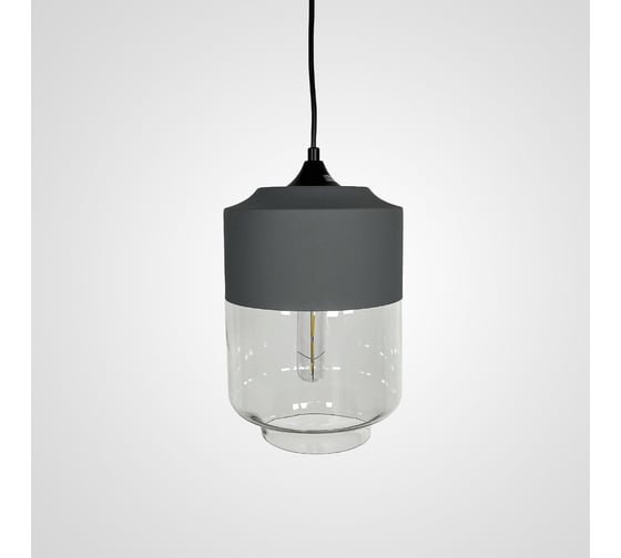 Подвесной светильник IMPERIUMLOFT NORD A D18 Gray/Transparent 190485-26