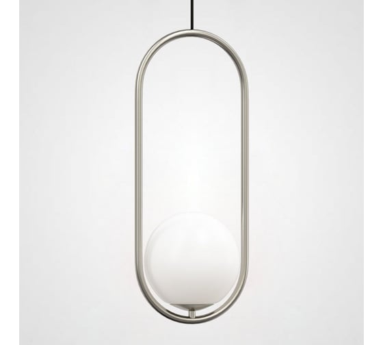 Подвесной светильник IMPERIUMLOFT Matthew McCormick hoop 50 Silver MILA Pendant 179967-22 1