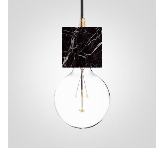 Подвесной светильник IMPERIUMLOFT MARMOR VELDI Nero designed in 2015 Black 74402-22 1
