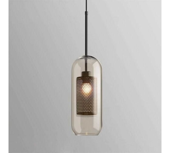Подвесной светильник IMPERIUMLOFT CATCH AMBER Cylinder S D12 197819-26 1