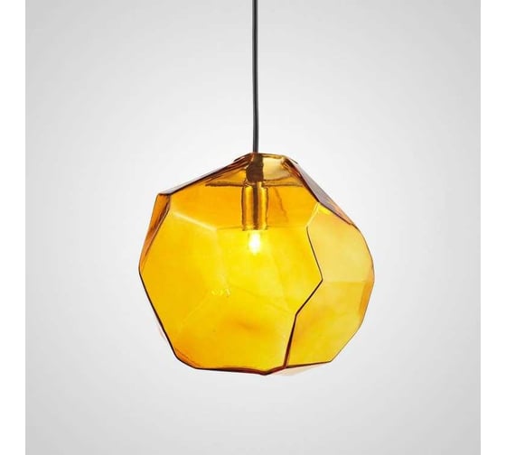 Подвесной светильник IMPERIUMLOFT Color Ice Cube Pendant JEVIO 1 Янтарный 178463-26 1