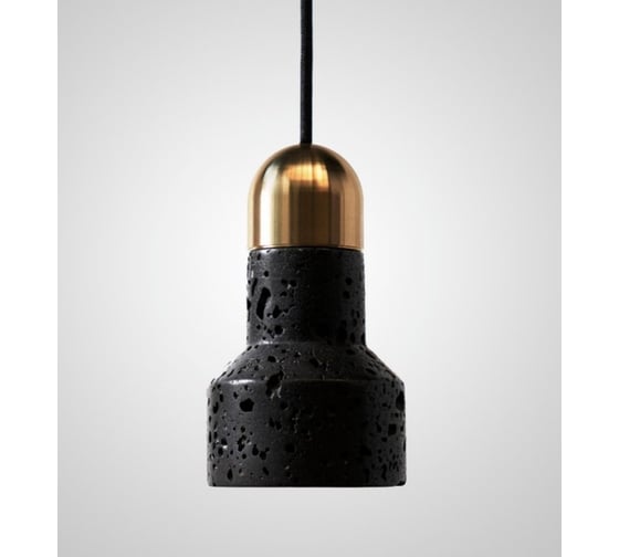 Подвесной светильник IMPERIUMLOFT JAZZ STONE black brass 189840-23 1