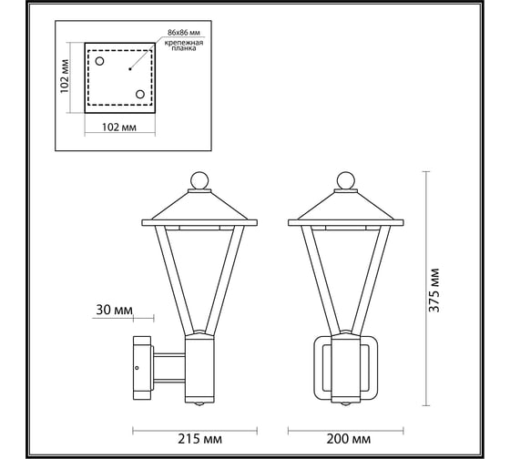 Настенный светильник ODEON LIGHT LED 15W BEARITZ 6655/15WL