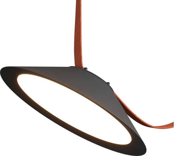 Трековый светильник ST luce черный led 1x12w 3000k 680lm d300xh71 48v, ST454.436.12