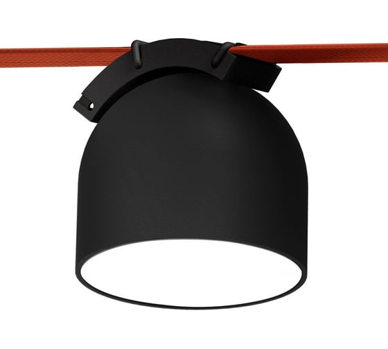 Трековый светильник ST luce черный led 1x12w 3000k 794lm d100xh107 48v, ST451.436.12.2 1