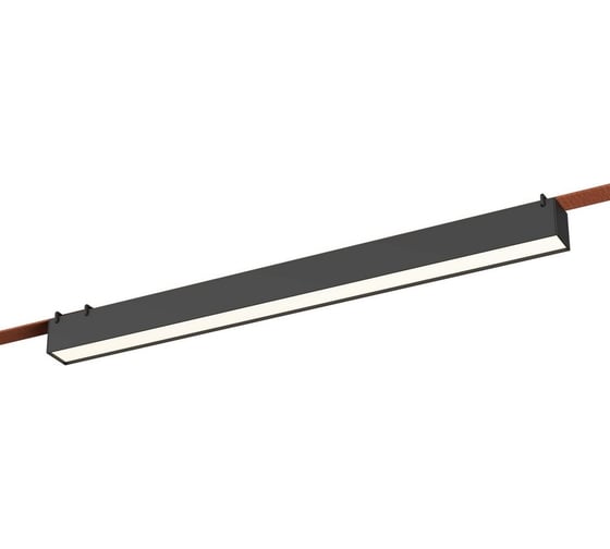 Трековый светильник ST luce черный led 1x24w 3000k 1200lm l642xw40xh45 48v, ST456.436.24
