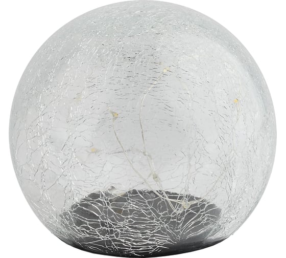 Садовый светильник на солнечной батарее ЭРА ERASF0825 Шар, 20 LED 20 c Б0044233