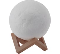 Настольный светильник ЭРА NLED4911WW белый, Луна Б0043093 16111229