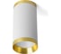 Потолочный светильник FERON ml190 barrel gatsby mr16 gu10 35w 230v, белый + античное золото, 48852 1