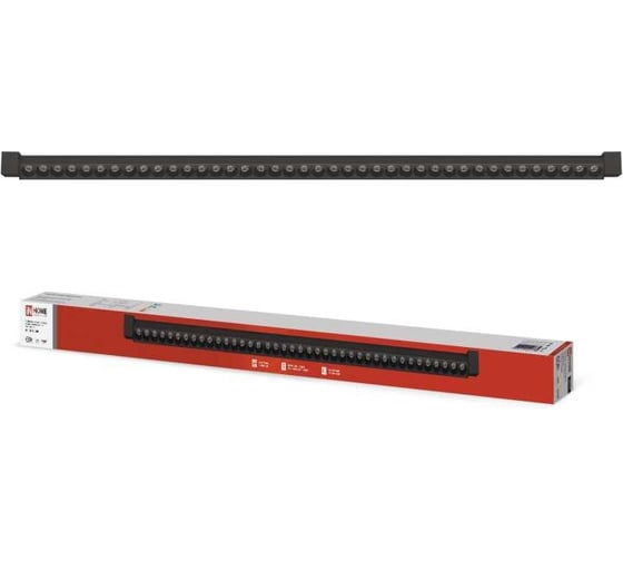 Трековый линейный светодиодный светильник IN HOME ltr-02r-tl 6040b 60вт, 4000к, 1135мм, 24гр, черный, серии top-line 4690612045917 1