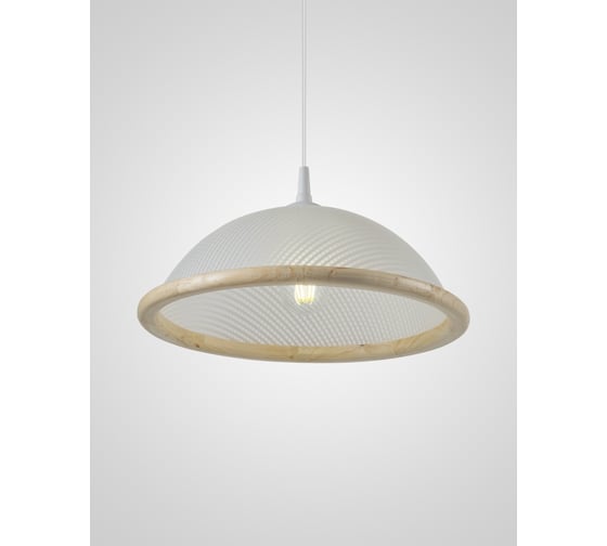 Подвесной светильник Мелодия Света pl-010-1p-400 wt+wood 000061871