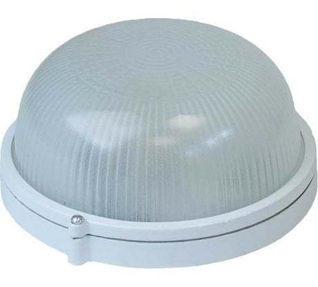 Светильник LightStandart Round WP 60 00 01 для ламп накаливания и компактных люминесцентных ламп, IP54, круглый, 60Вт, белый (НБП 03-60-001 УХЛ1) IT8123