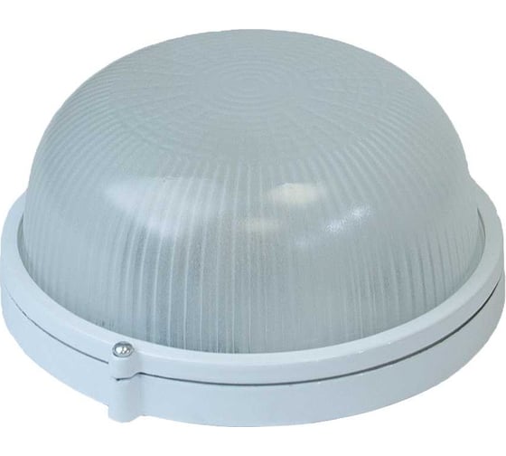 Светильник LightStandart Round WP 60 00 01 для ламп накаливания и компактных люминесцентных ламп, IP54, круглый, 60Вт, белый (НБП 03-60-001 УХЛ1) IT8123
