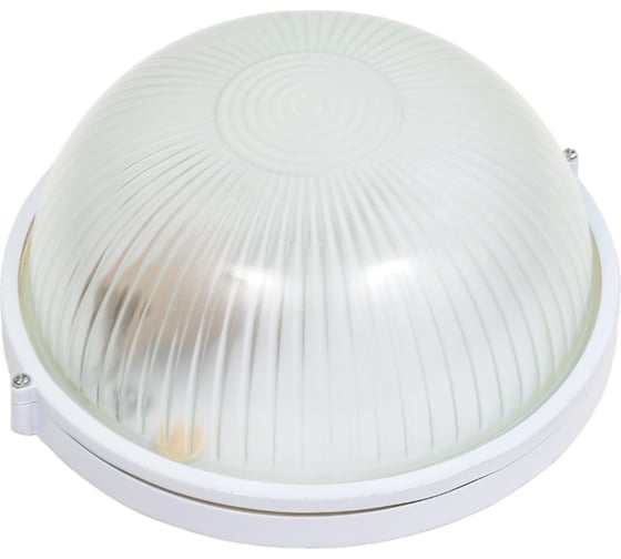Светильник для ламп накаливания и компактных люминесцентных ламп LightStandart Round WP 60 10 01 IP54, круглый, 100Вт, белый (НБП 03-100-001 УХЛ1) IT8109