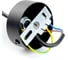 Потолочный светильник FERON ml1908 barrel gatsby levitation на подвесе mr16 35w, 230v, чёрный, античное золото 55x200, 48853 11