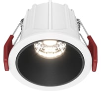 Встраиваемый светильник MAYTONI alfa led led 10w алюминий и пластик бело-черный DL043-01-10W4K-D-RD-WB