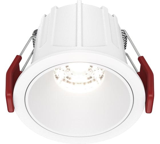 Встраиваемый светильник MAYTONI alfa led led 10w алюминий и пластик белый DL043-01-10W4K-RD-W 1
