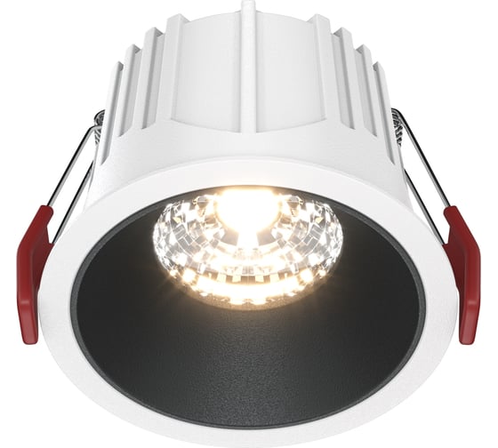 Встраиваемый светильник MAYTONI alfa led led 15w алюминий и пластик бело-черный DL043-01-15W3K-D-RD-WB 1