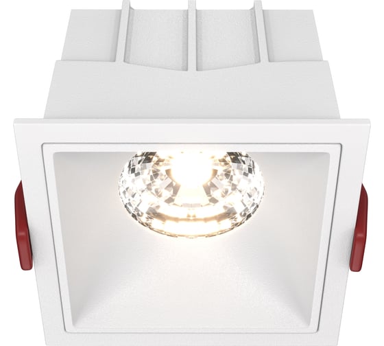 Встраиваемый светильник MAYTONI alfa led led 15w алюминий и пластик белый DL043-01-15W3K-D-SQ-W 1
