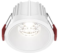Встраиваемый светильник MAYTONI alfa led led 15w алюминий и пластик белый DL043-01-15W4K-RD-W