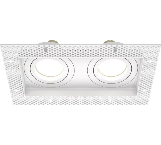 Встраиваемый светильник MAYTONI atom 2хgu10x50w алюминий белый DL003-02-W