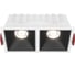 Встраиваемый светильник MAYTONI alfa led led 20w алюминий и пластик бело-черный DL043-02-10W4K-SQ-WB 1
