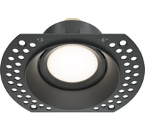 Встраиваемый светильник MAYTONI dot 1хgu10x50w алюминий черный DL042-01-RD-B