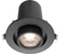 Встраиваемый светильник MAYTONI hidden led 10w алюминий и пластик черный DL045-01-10W4K-B 1