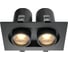 Встраиваемый светильник MAYTONI hidden led 20w алюминий и пластик черный DL045-02-10W3K-B 4
