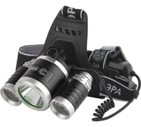 Налобный фонарь ЭРА GA809 аккумуляторный, трехламповый, High Power Head Б0039627