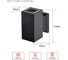 Уличный настенный односторонний cветильник IN HOME нбу cube-1хa60-bl алюминий, под 1хa60, e27, черный, ip65 4690612045146 2