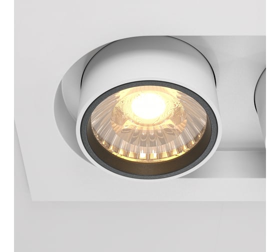 Встраиваемый светильник MAYTONI hidden led 20w алюминий и пластик белый DL045-02-10W3K-W